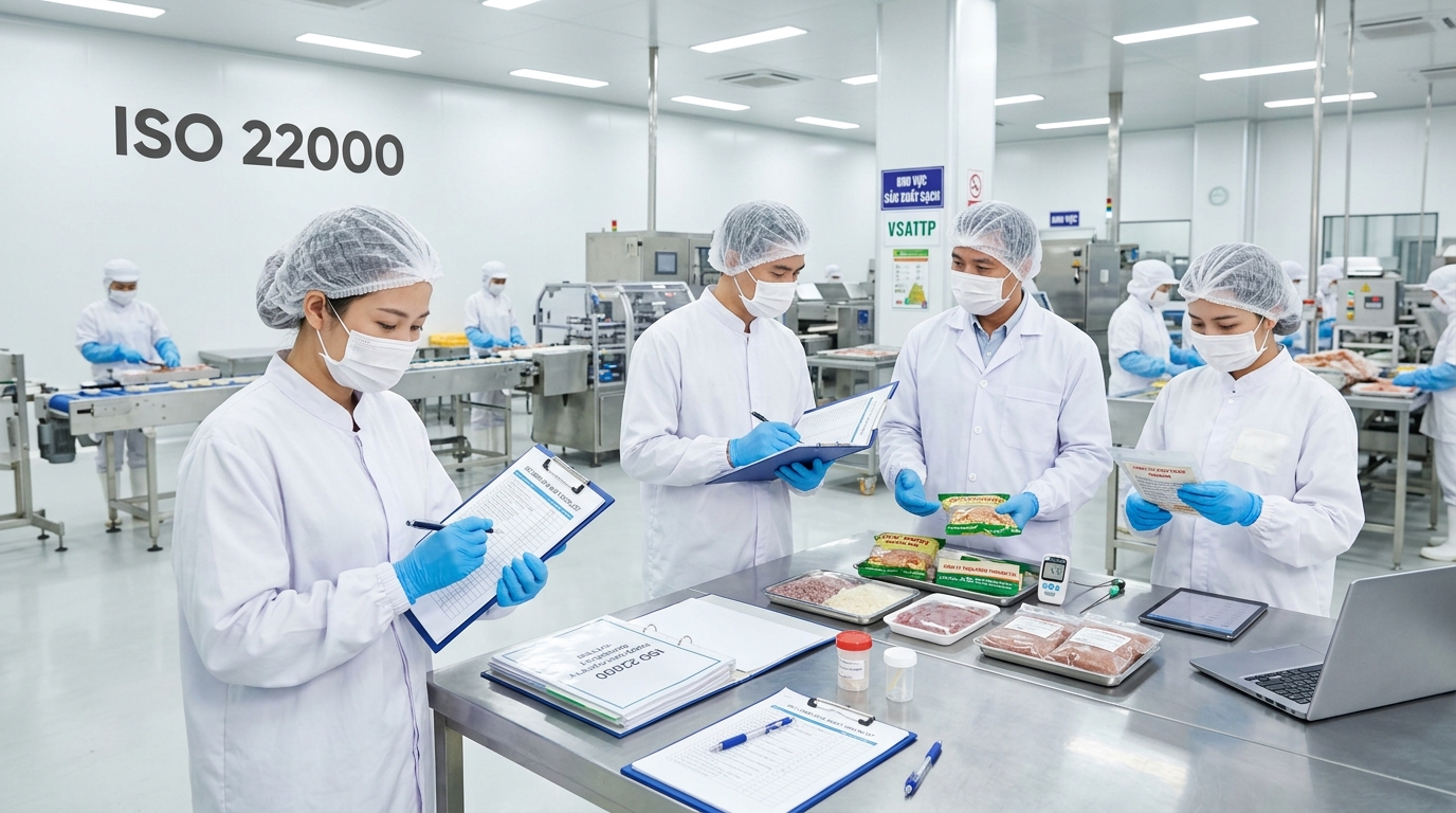 ISO 22000 Chứng Nhận Quản Lý An Toàn Thực Phẩm