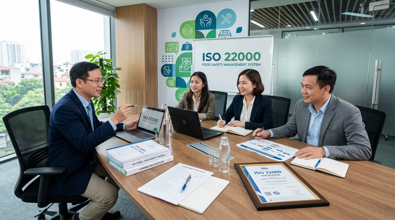 ISO 22000 Chứng Nhận Quản Lý An Toàn Thực Phẩm