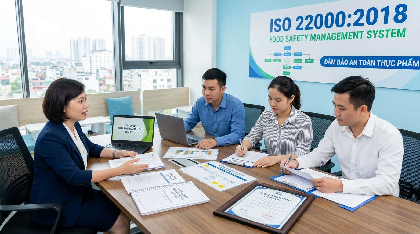 ISO 22000 Chứng Nhận Quản Lý An Toàn Thực Phẩm