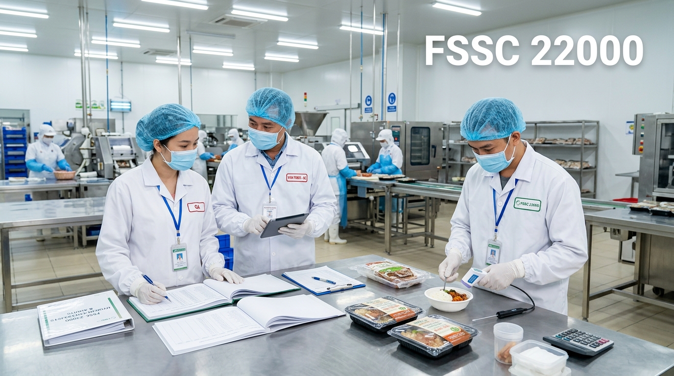 FSSC 22000 Chứng Nhận An Toàn Thực Phẩm